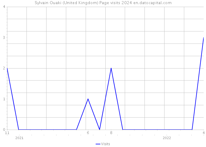 Sylvain Ouaki (United Kingdom) Page visits 2024 