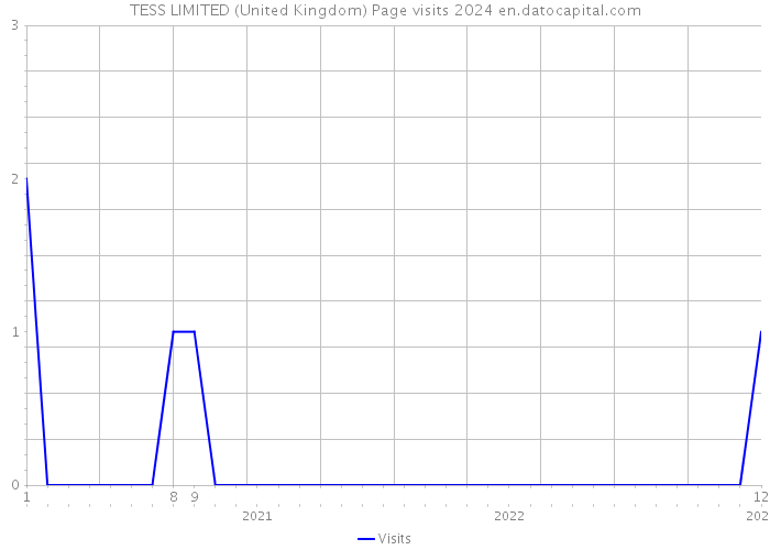 TESS LIMITED (United Kingdom) Page visits 2024 
