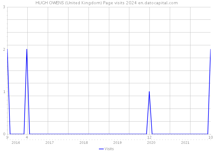 HUGH OWENS (United Kingdom) Page visits 2024 