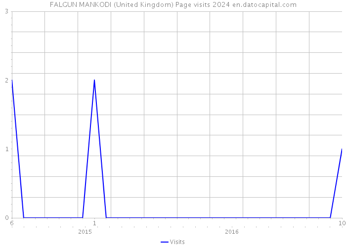 FALGUN MANKODI (United Kingdom) Page visits 2024 