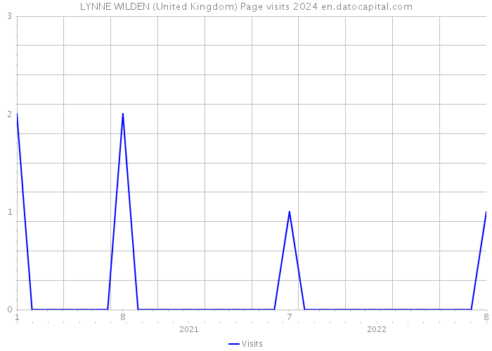 LYNNE WILDEN (United Kingdom) Page visits 2024 