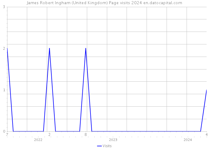 James Robert Ingham (United Kingdom) Page visits 2024 
