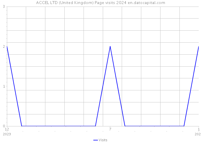 ACCEL LTD (United Kingdom) Page visits 2024 
