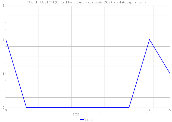 COLIN HULSTON (United Kingdom) Page visits 2024 