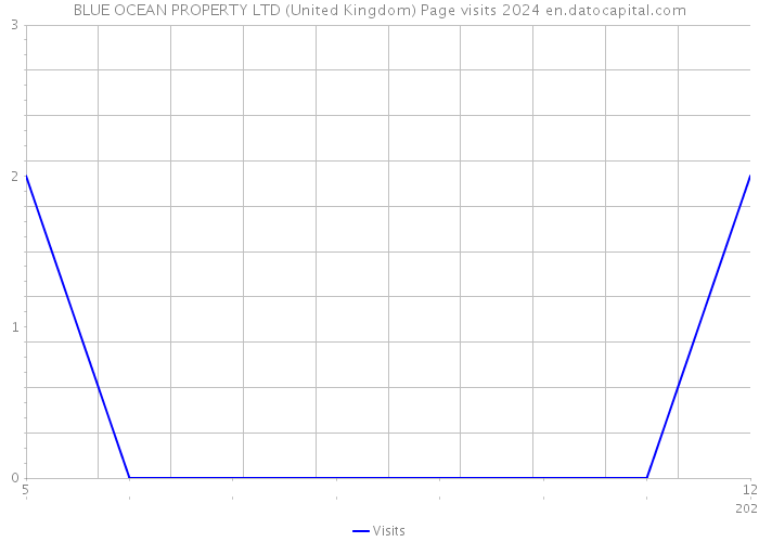 BLUE OCEAN PROPERTY LTD (United Kingdom) Page visits 2024 