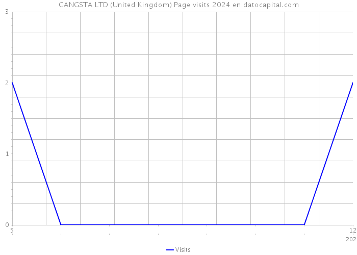 GANGSTA LTD (United Kingdom) Page visits 2024 