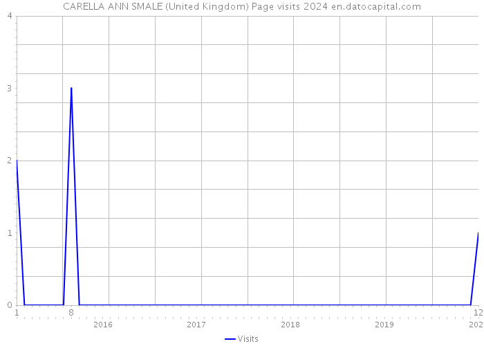 CARELLA ANN SMALE (United Kingdom) Page visits 2024 