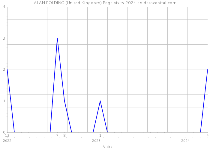 ALAN POLDING (United Kingdom) Page visits 2024 