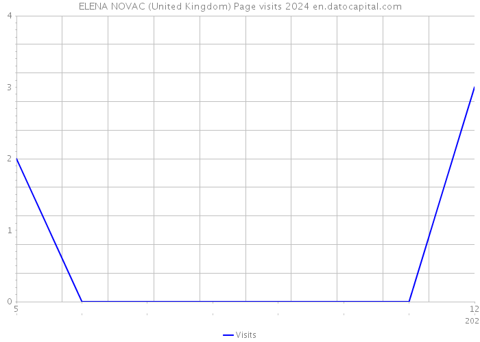 ELENA NOVAC (United Kingdom) Page visits 2024 