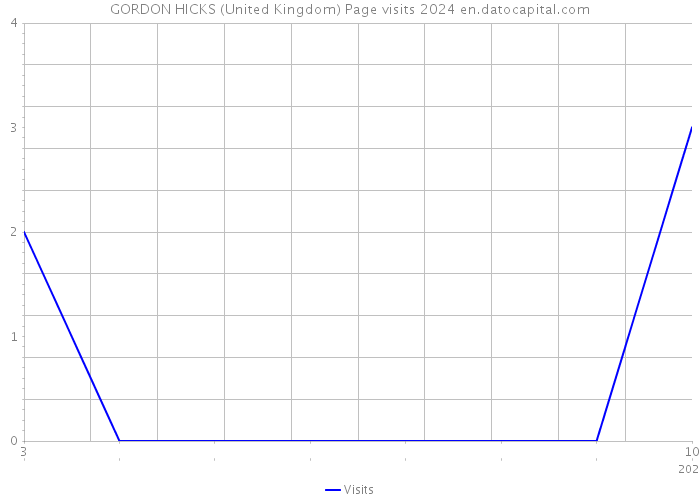 GORDON HICKS (United Kingdom) Page visits 2024 