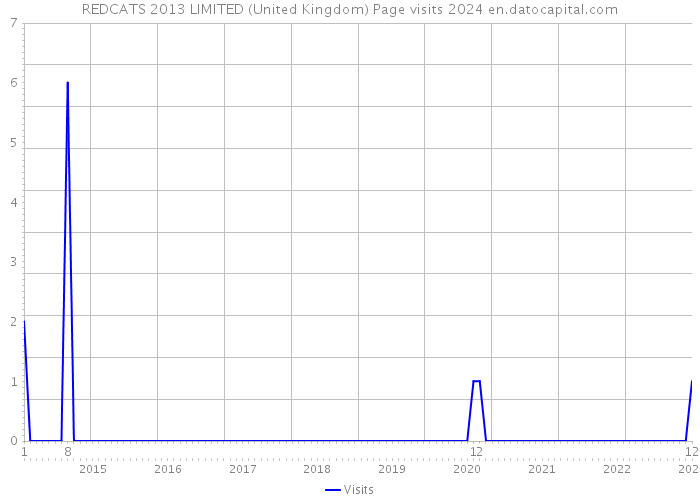 REDCATS 2013 LIMITED (United Kingdom) Page visits 2024 