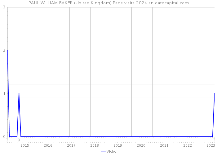 PAUL WILLIAM BAKER (United Kingdom) Page visits 2024 