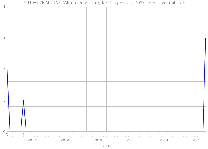 PRUDENCE MUDANGANYI (United Kingdom) Page visits 2024 