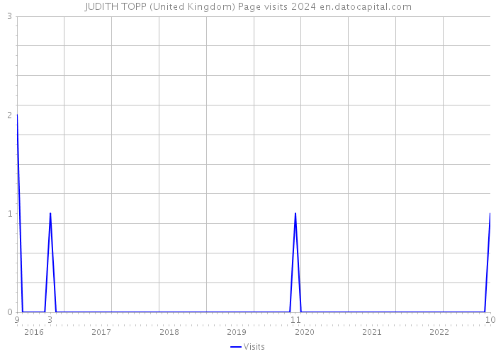 JUDITH TOPP (United Kingdom) Page visits 2024 
