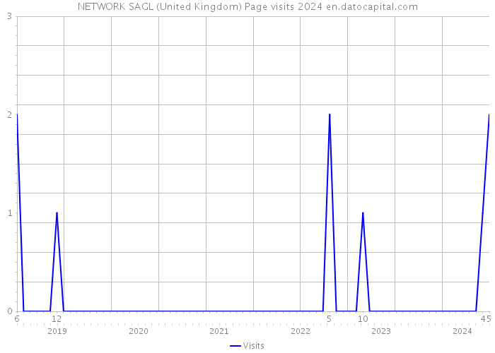 NETWORK SAGL (United Kingdom) Page visits 2024 