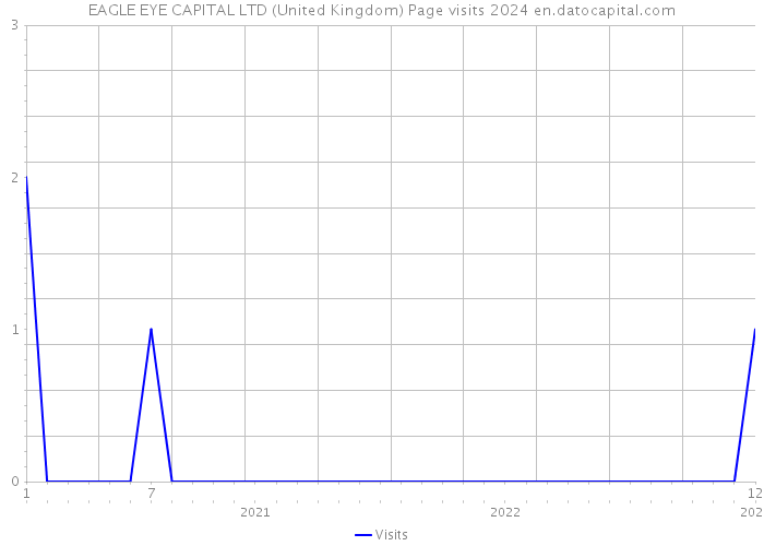 EAGLE EYE CAPITAL LTD (United Kingdom) Page visits 2024 