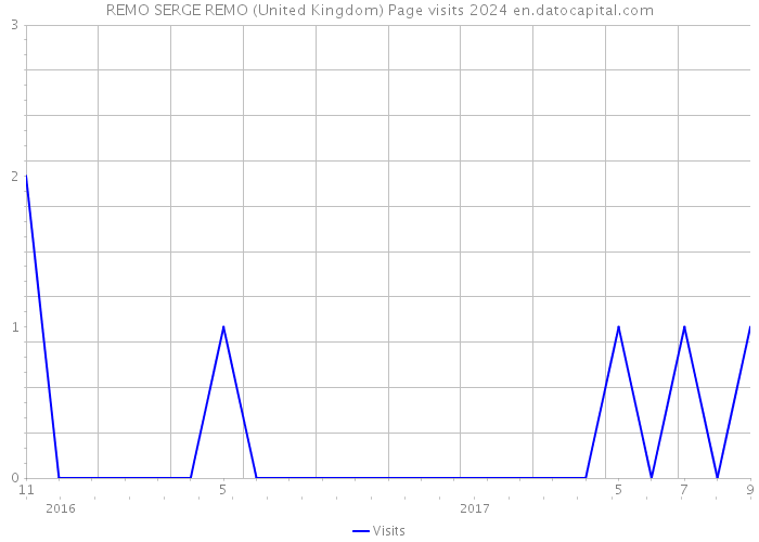 REMO SERGE REMO (United Kingdom) Page visits 2024 