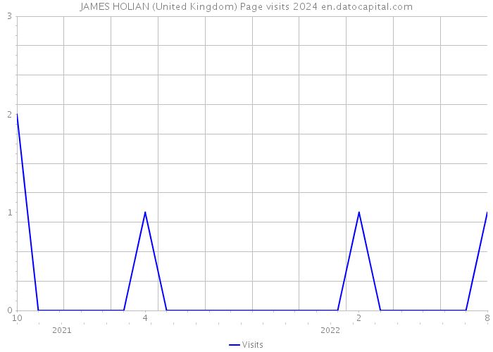 JAMES HOLIAN (United Kingdom) Page visits 2024 