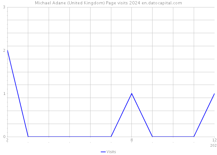 Michael Adane (United Kingdom) Page visits 2024 