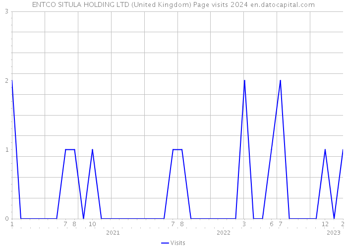 ENTCO SITULA HOLDING LTD (United Kingdom) Page visits 2024 