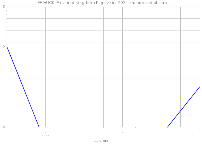 LEE HUCKLE (United Kingdom) Page visits 2024 