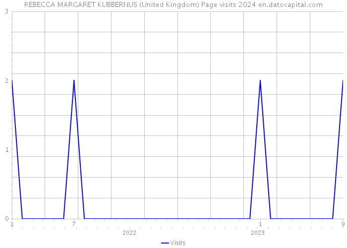 REBECCA MARGARET KUBBERNUS (United Kingdom) Page visits 2024 