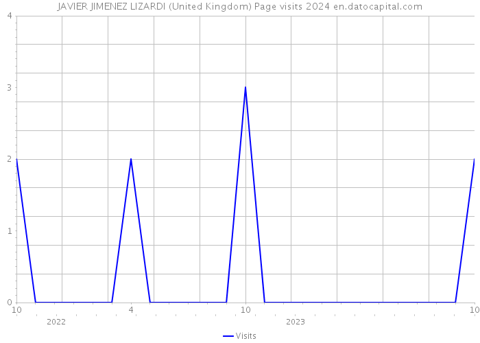 JAVIER JIMENEZ LIZARDI (United Kingdom) Page visits 2024 