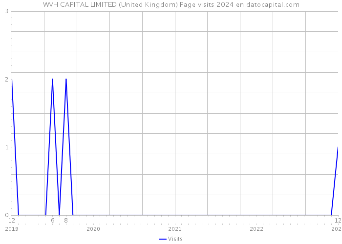 WVH CAPITAL LIMITED (United Kingdom) Page visits 2024 