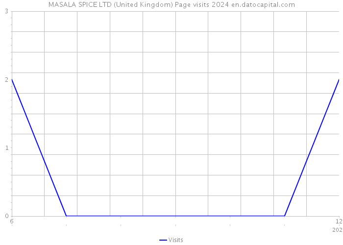 MASALA SPICE LTD (United Kingdom) Page visits 2024 