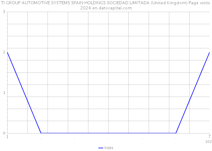 TI GROUP AUTOMOTIVE SYSTEMS SPAIN HOLDINGS SOCIEDAD LIMITADA (United Kingdom) Page visits 2024 