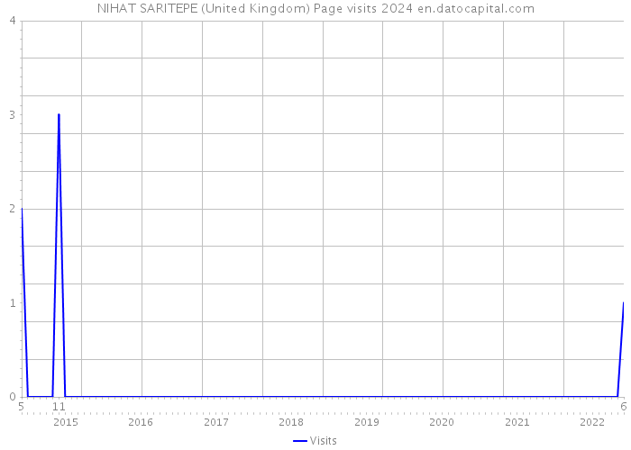 NIHAT SARITEPE (United Kingdom) Page visits 2024 