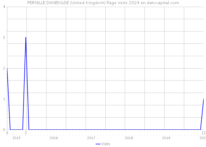 PERNILLE DANEKILDE (United Kingdom) Page visits 2024 