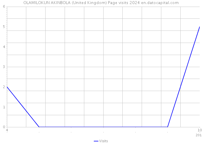 OLAMILOKUN AKINBOLA (United Kingdom) Page visits 2024 