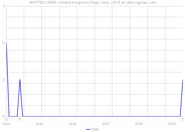MATTEO USSIA (United Kingdom) Page visits 2024 