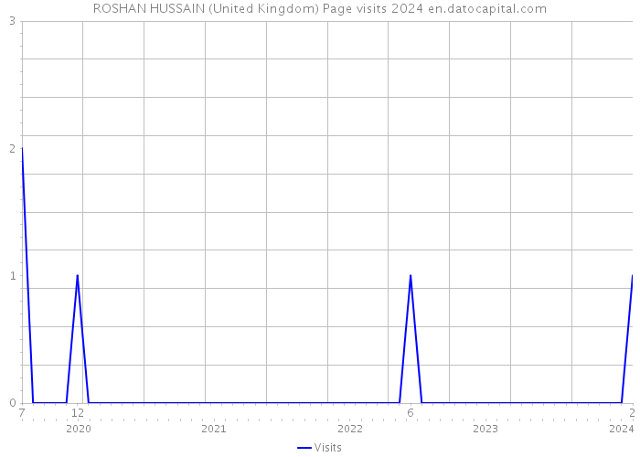 ROSHAN HUSSAIN (United Kingdom) Page visits 2024 