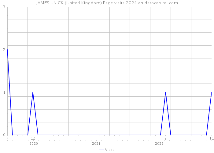JAMES UNICK (United Kingdom) Page visits 2024 