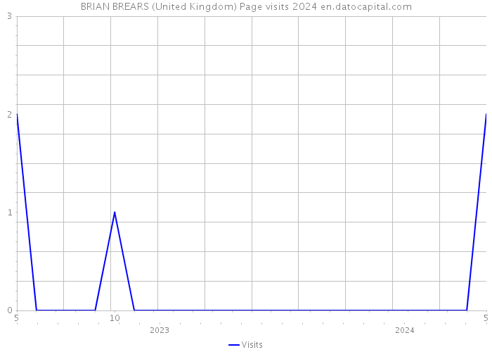 BRIAN BREARS (United Kingdom) Page visits 2024 