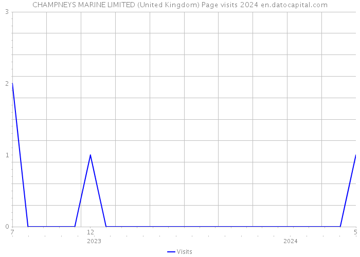 CHAMPNEYS MARINE LIMITED (United Kingdom) Page visits 2024 