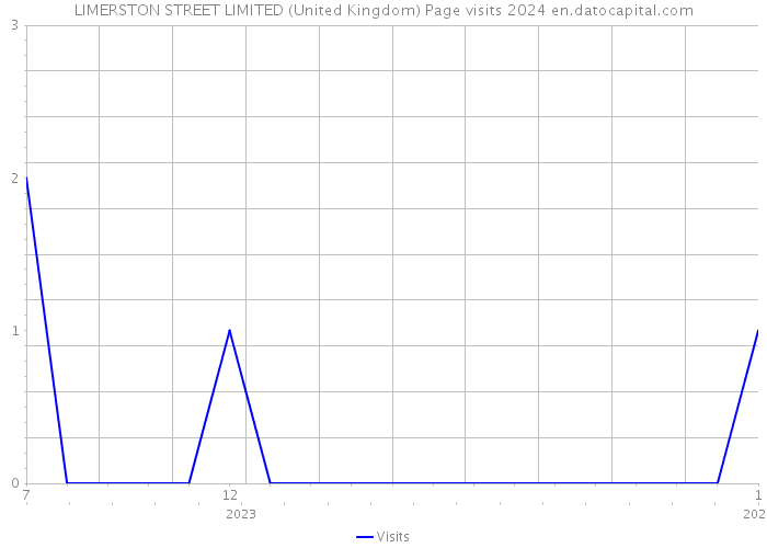 LIMERSTON STREET LIMITED (United Kingdom) Page visits 2024 