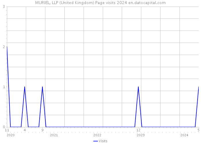 MURIEL, LLP (United Kingdom) Page visits 2024 