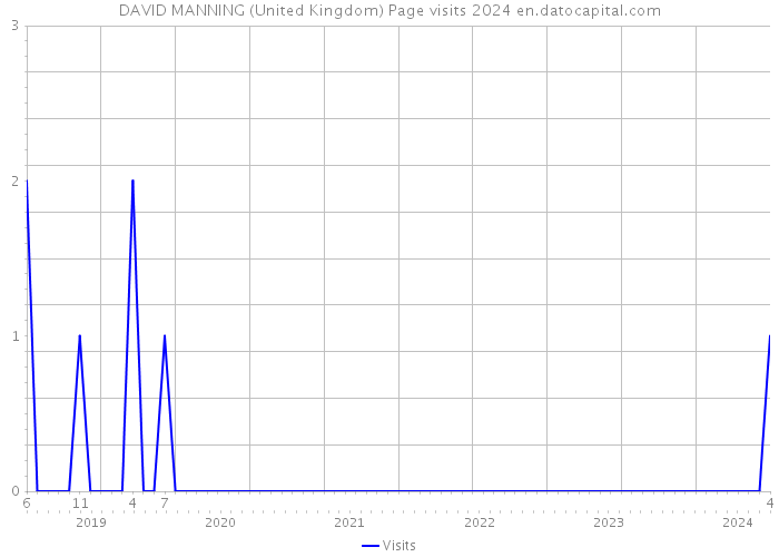 DAVID MANNING (United Kingdom) Page visits 2024 