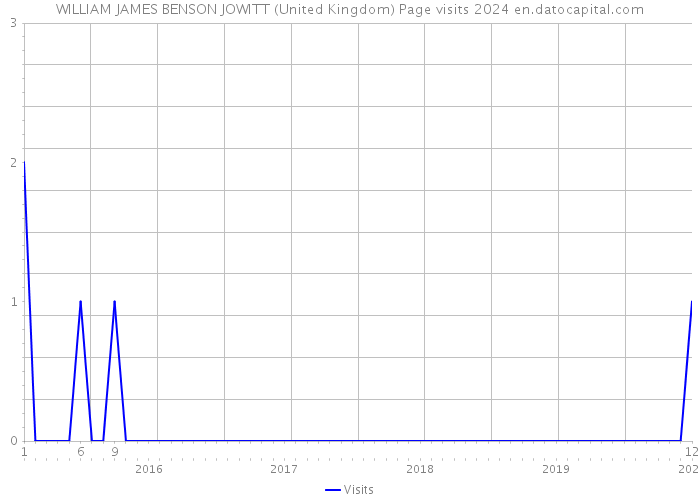 WILLIAM JAMES BENSON JOWITT (United Kingdom) Page visits 2024 
