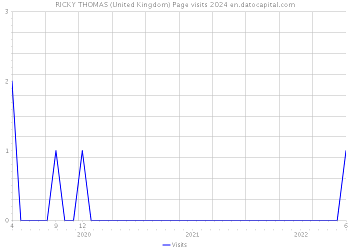 RICKY THOMAS (United Kingdom) Page visits 2024 