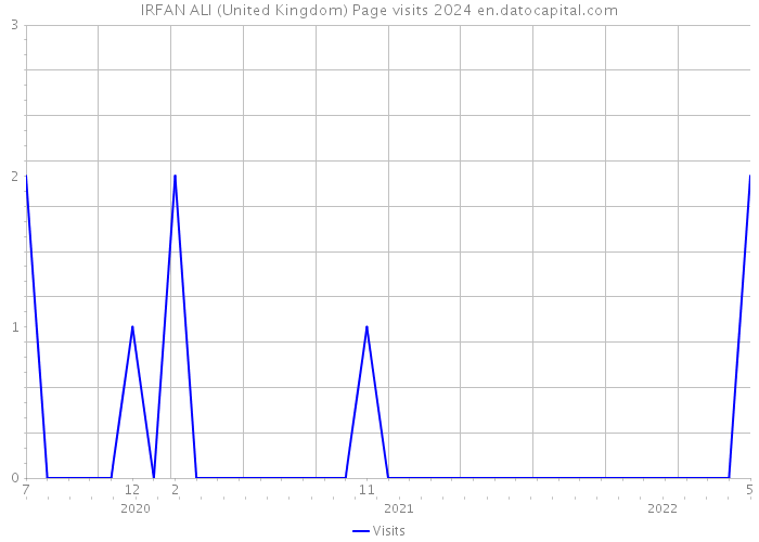 IRFAN ALI (United Kingdom) Page visits 2024 