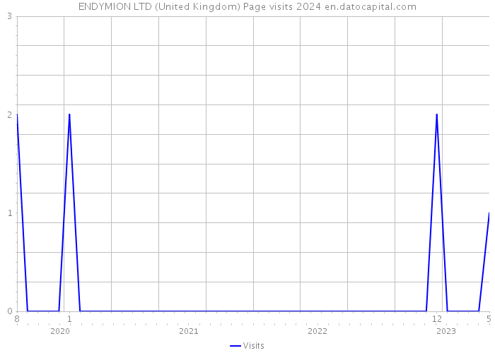 ENDYMION LTD (United Kingdom) Page visits 2024 
