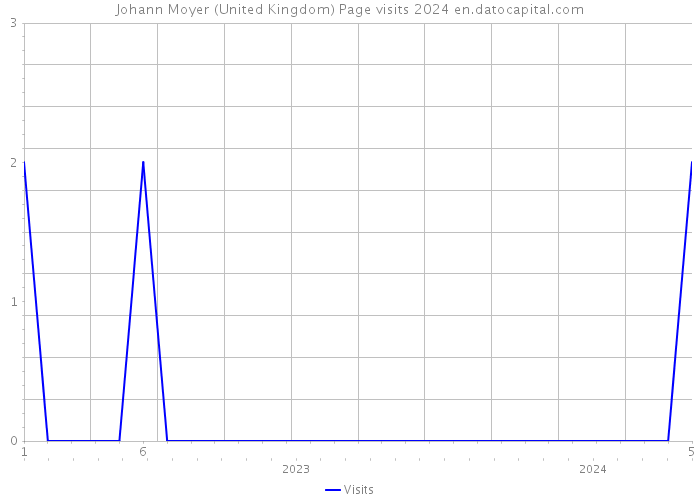 Johann Moyer (United Kingdom) Page visits 2024 