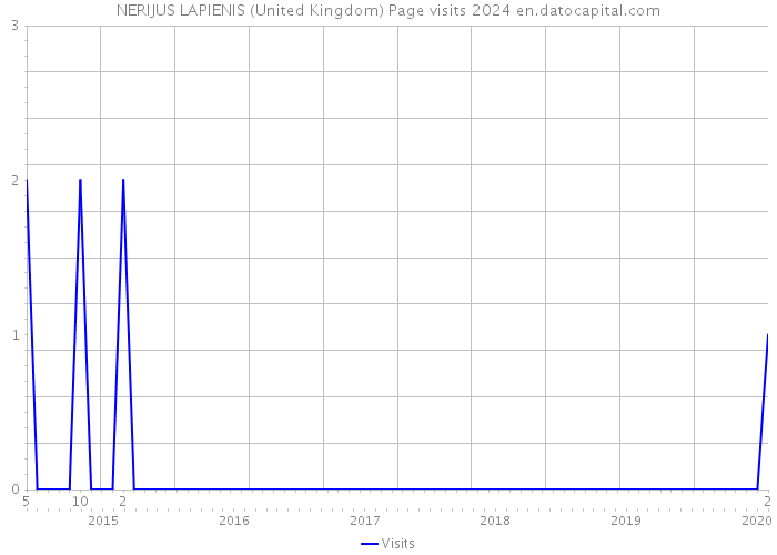 NERIJUS LAPIENIS (United Kingdom) Page visits 2024 