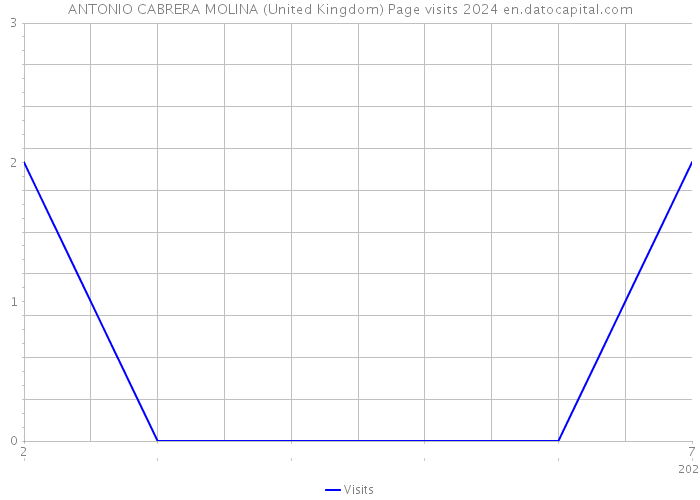 ANTONIO CABRERA MOLINA (United Kingdom) Page visits 2024 