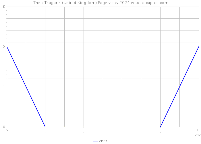 Theo Tsagaris (United Kingdom) Page visits 2024 