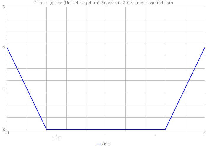 Zakaria Jarche (United Kingdom) Page visits 2024 